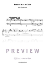 Prélude Nr. 4 in C-Dur - Preview Page 1