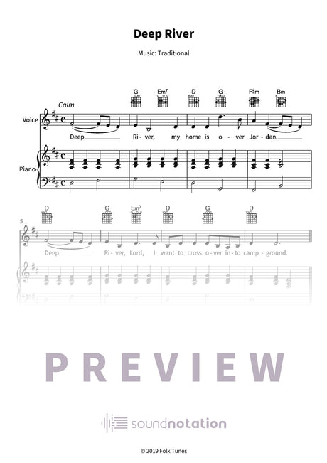 Deep River - Preview Page 1