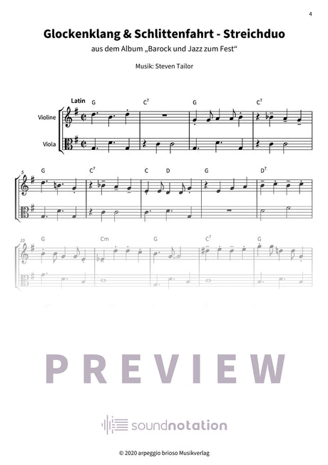 Glockenklang & Schlittenfahrt - Preview Page 1