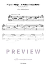 Pequeno Adágio - Preview Page 1