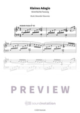 Kleines Adagio - Preview Page 1
