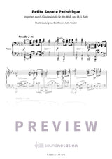 Petite Sonate Pathétique - Preview Page 1