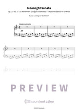 Moonlight Sonata - Preview Page 1