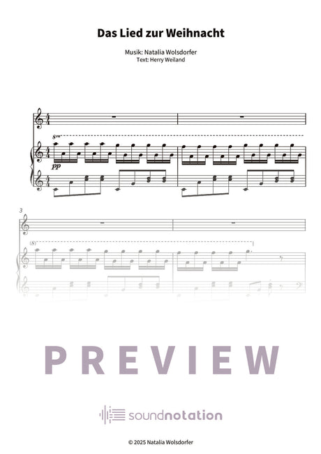 Das Lied zur Weihnacht - Preview Page 1