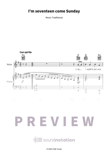 I'm seventeen come Sunday - Preview Page 1