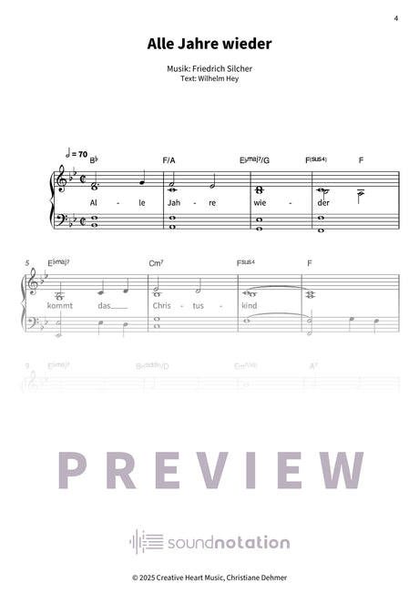 Freue Dich – Deutsche Weihnachtslieder überraschend anders - Preview Page 1