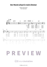Der Mond schaut in mein Zimmer - Preview Page 1