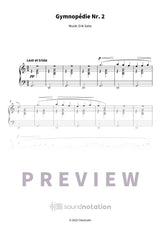 Gymnopédie Nr. 2 - Preview Page 1