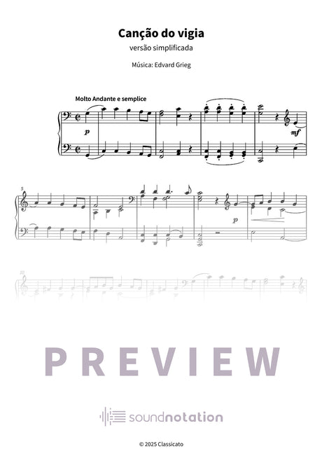 Canção do vigia - Preview Page 1