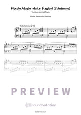 Piccolo Adagio - Preview Page 1
