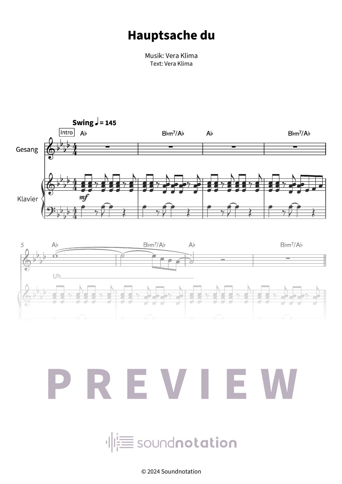 Hauptsache du - Preview Page 1