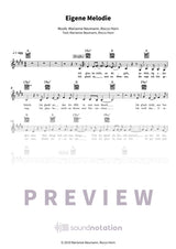Eigene Melodie - Preview Page 1