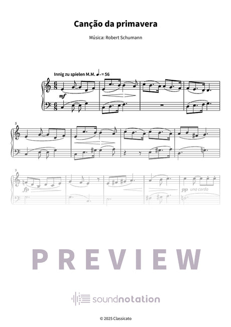 Canção da primavera - Preview Page 1