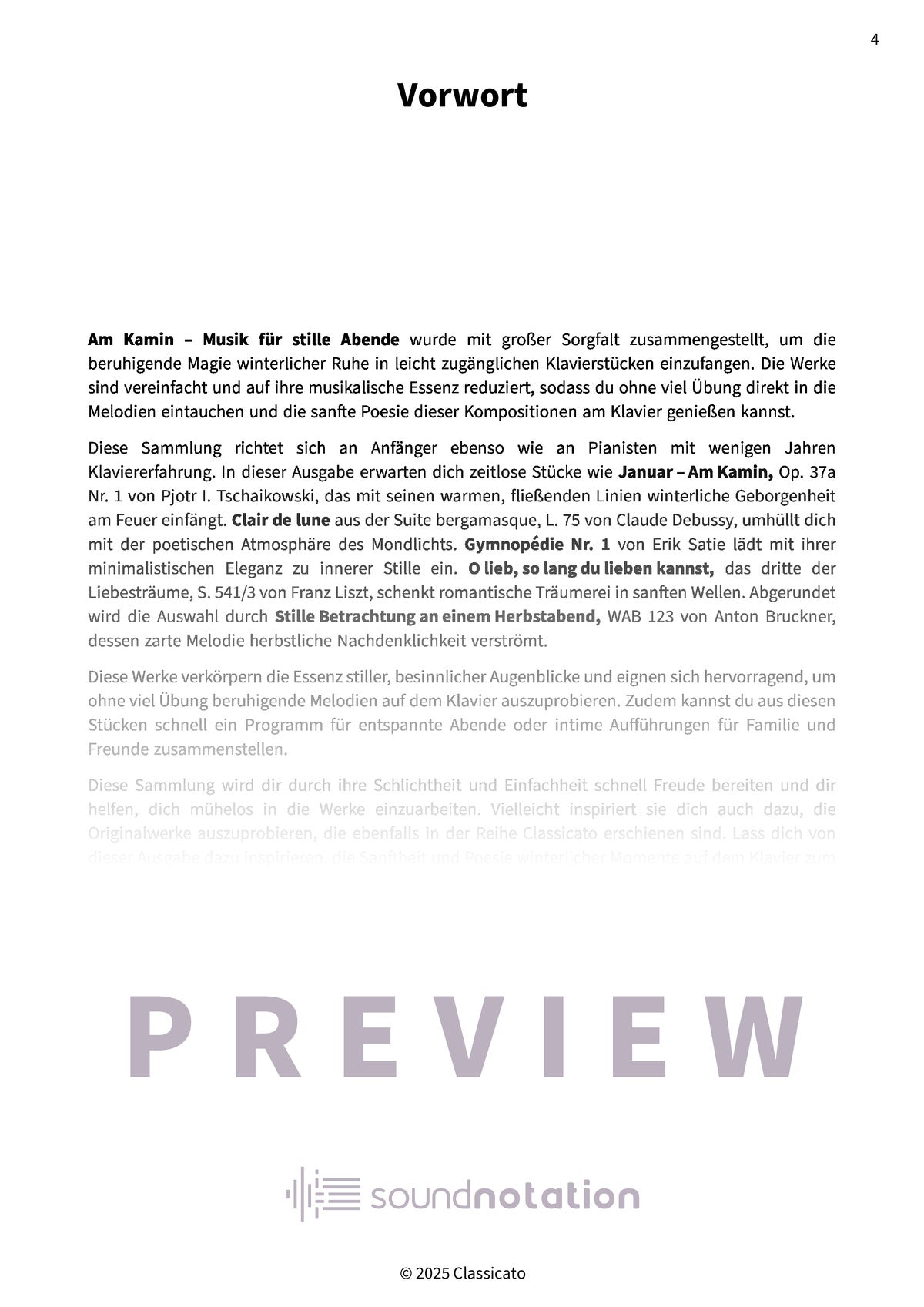 Am Kamin – Musik für stille Abende - Preview Page 1