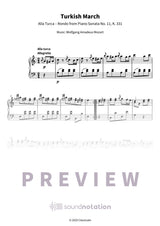 Turkish March - Preview Page 1