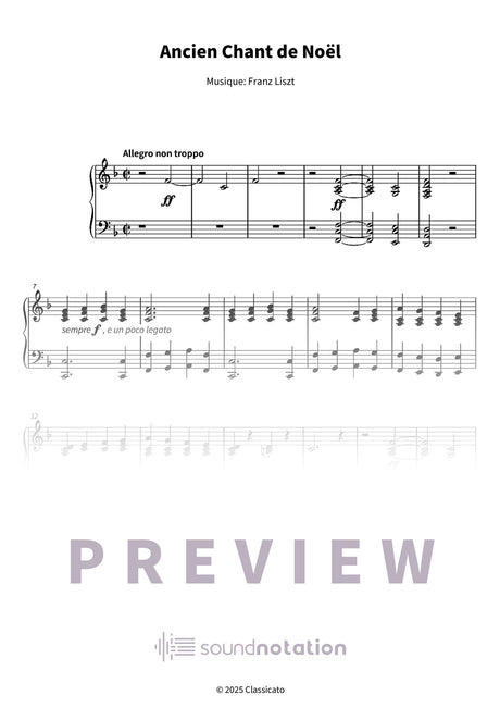 Ancien Chant de Noël - Preview Page 1
