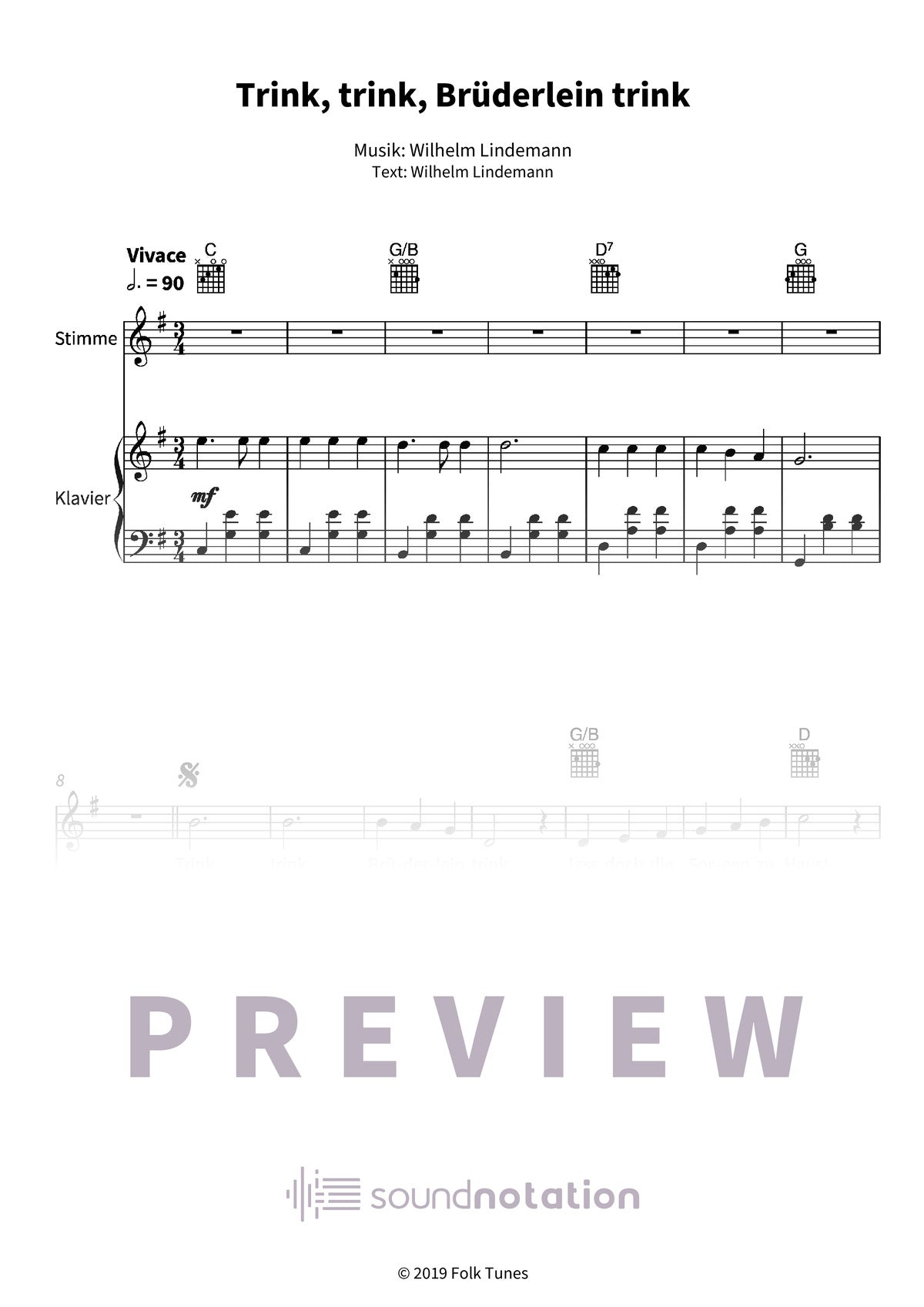 Trink, trink, Brüderlein trink - Preview Page 1