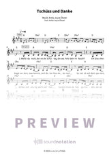 Tschüss und Danke - Preview Page 1