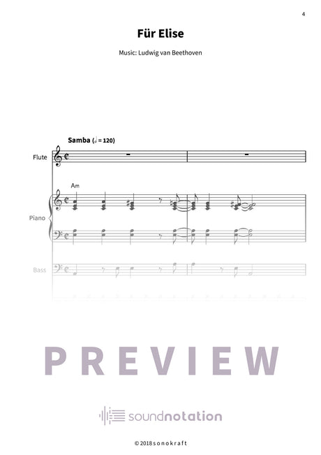 Für Elise - Preview Page 1