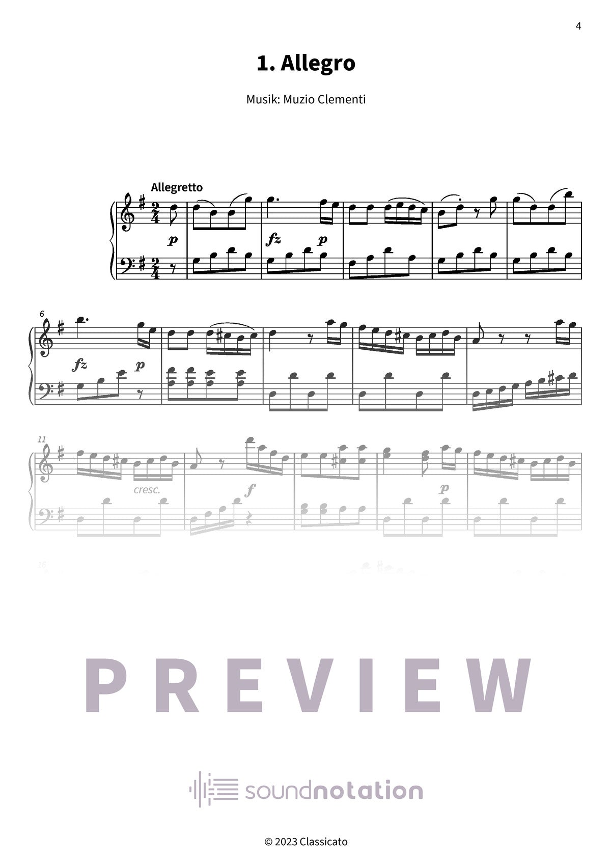 Sonatine Nr. 2 - Preview Page 1