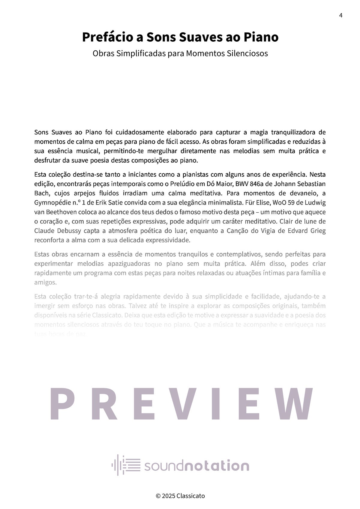 Sons Suaves ao Piano - Preview Page 1