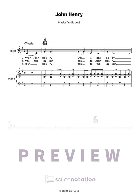 John Henry - Preview Page 1