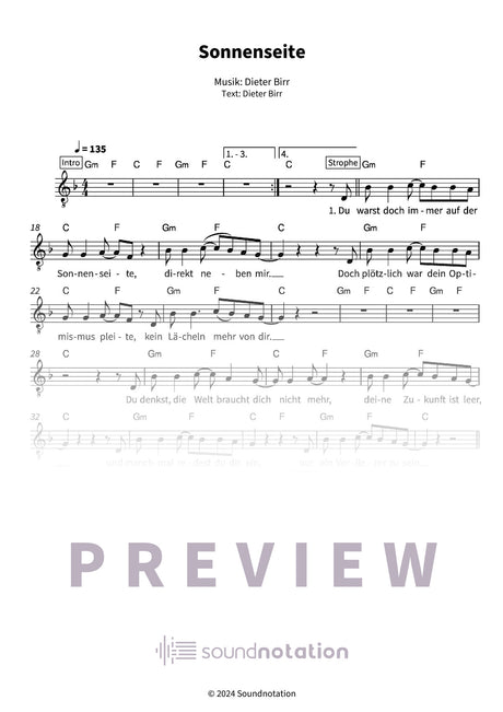 Sonnenseite - Preview Page 1
