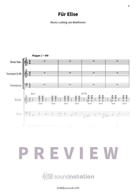 Für Elise - Preview Page 1