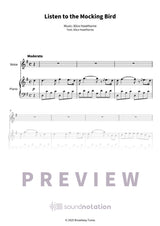 Listen to the Mocking Bird - Preview Page 1