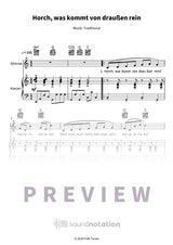 Horch, was kommt von draußen rein - Preview Page 1