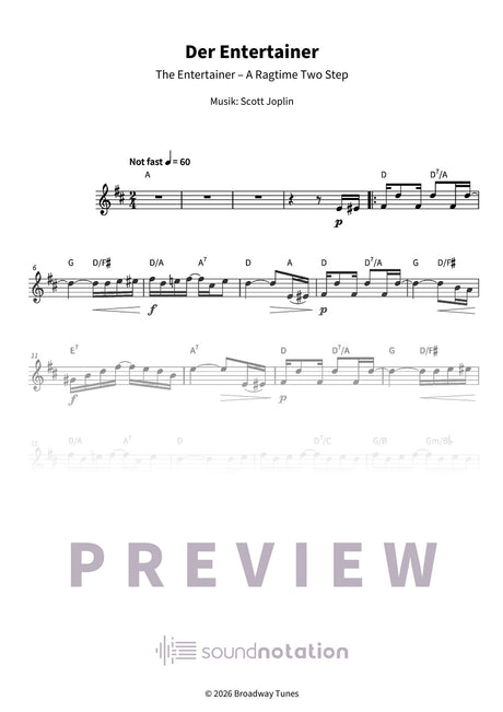 Der Entertainer - Preview Page 1