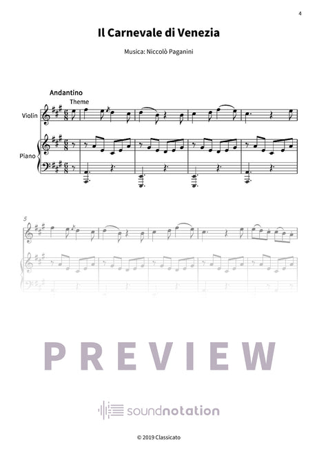 Il Carnevale di Venezia - Preview Page 1