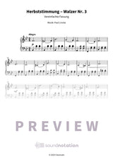 Herbststimmung ‒ Walzer Nr. 3 - Preview Page 1