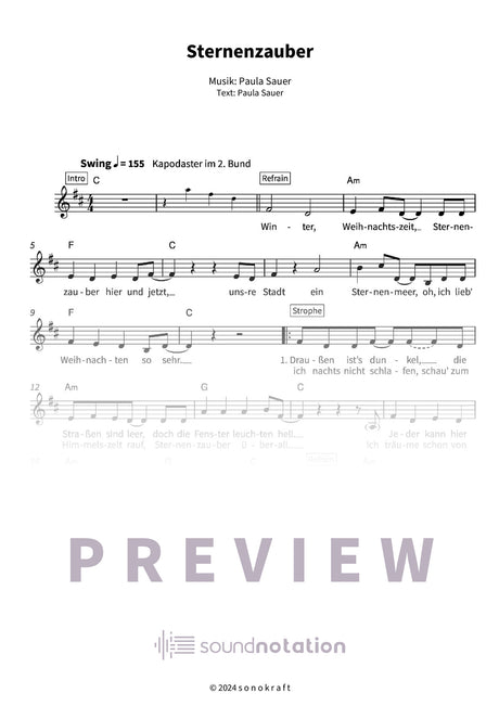 Sternenzauber - Preview Page 1