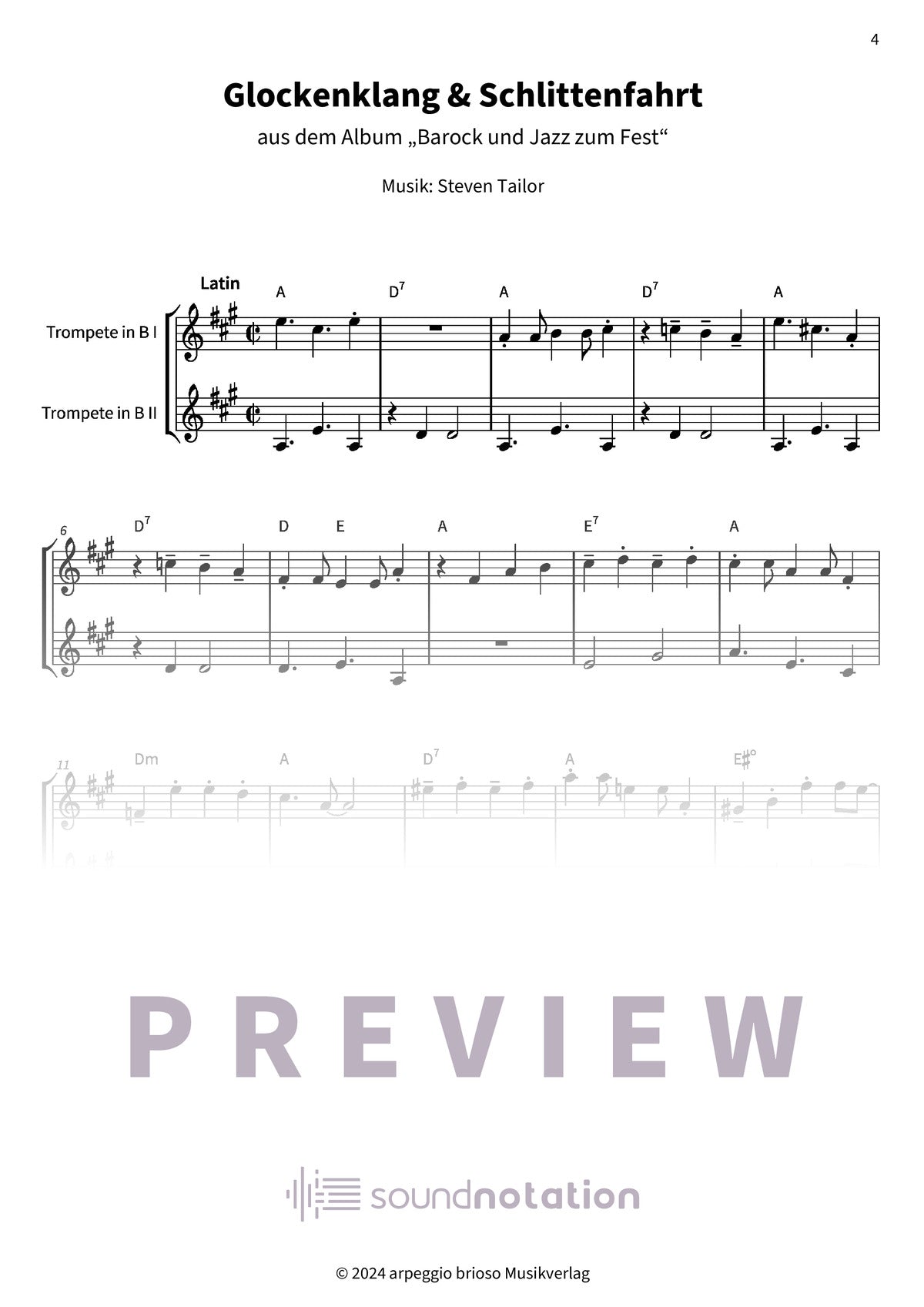 Glockenklang & Schlittenfahrt - Preview Page 1