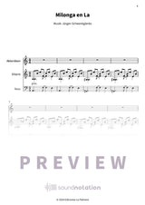 Milonga en La - Preview Page 1