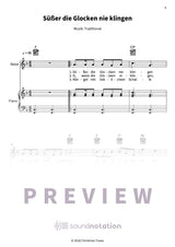 Harmonische Weihnachten mit Gesang und Begleitung - Preview Page 1
