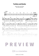 Tschüss und Danke - Preview Page 1