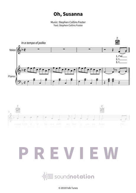 Oh, Susanna - Preview Page 1