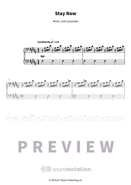 Stay Now - Preview Page 1