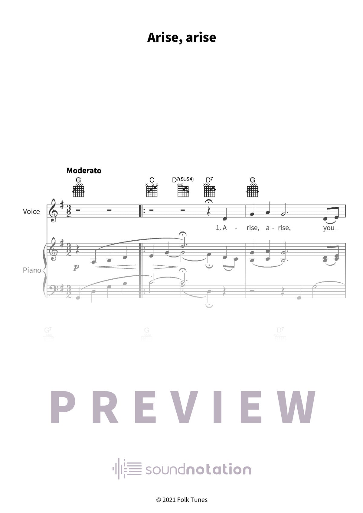 Arise, arise - Preview Page 1