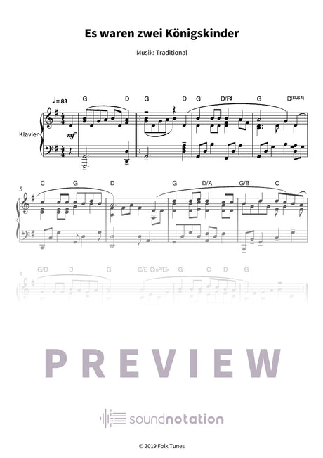 Es waren zwei Königskinder - Preview Page 1