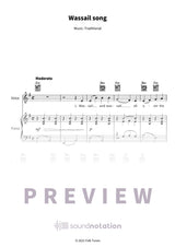 Wassail song - Preview Page 1