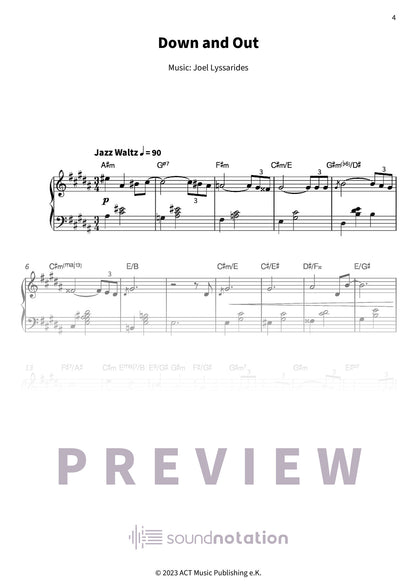 Joel Lyssarides’ Piano Book - Preview Page 1