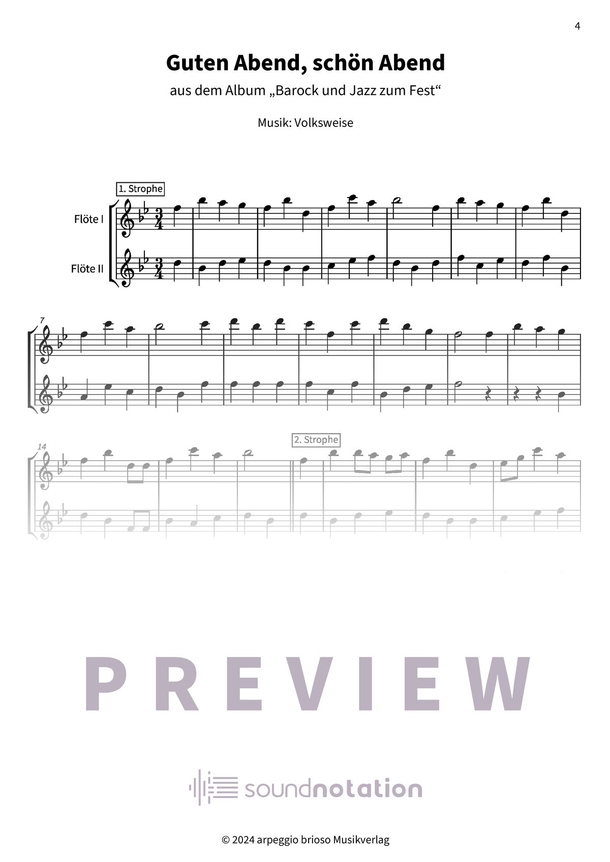 Guten Abend, schön Abend - Preview Page 1