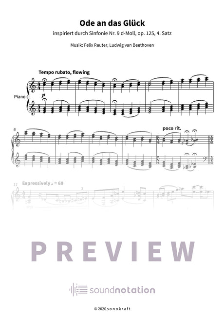 Ode an das Glück - Preview Page 1