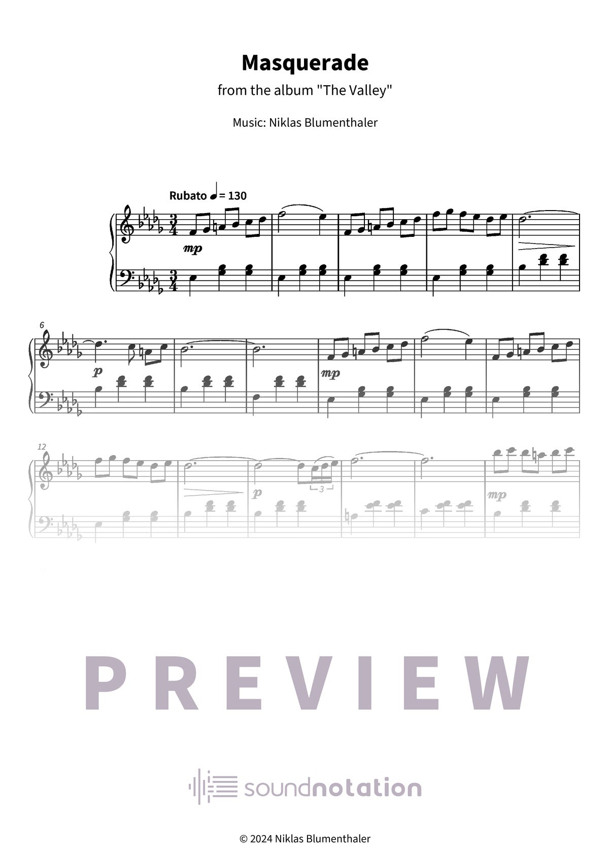 Masquerade - Preview Page 1