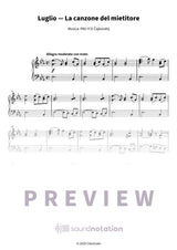Luglio — La canzone del mietitore - Preview Page 1