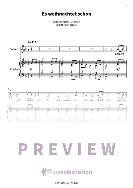 Es weihnachtet schon - Preview Page 1