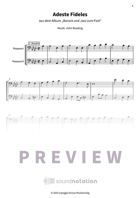 Adeste Fideles - Preview Page 1